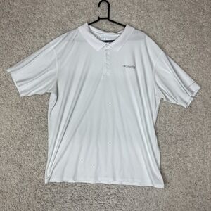 Columbia PFG Polo Shirt Mens 2XL Omni Freeze Zero Performance Golf Outdoors